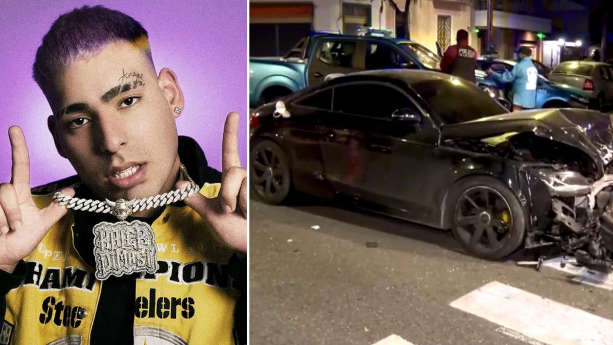 Kaleb Di Masi es un cantante de trap que posee más de 870 mil seguidores en la red social Instagram, donde en una publicación de hace 81 semanas posteó una foto con el Audi TT involucrado en el hecho con la leyenda: "Les presento a mi nuevo bebé".