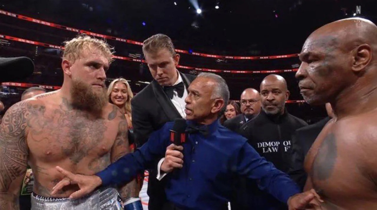 Jake Paul le ganó por puntos a Mike Tyson, que volvió al boxeo profesional luego de 19 años